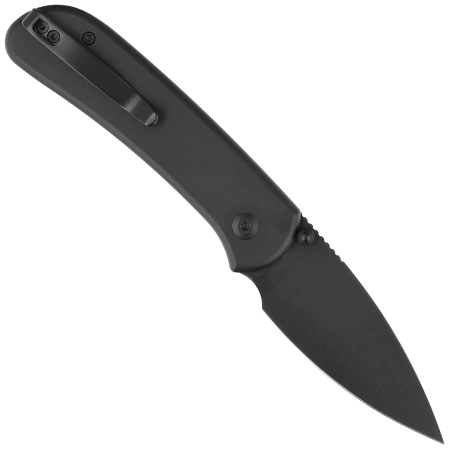 Nóż składany Civivi Qubit Black Aluminum, Black Stonewashed 14C28N (C22030E-1)