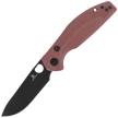 Bestechman Angry Owl Knife Brown G10, Black PVD D2 by Keanu Alfaro (BMK12D-2)