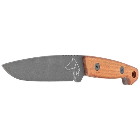 Nóż Turq Gear Wolf Drop Point Walnut Full Cubic HW Tungsten, Cerakote Tungsten Sleipner