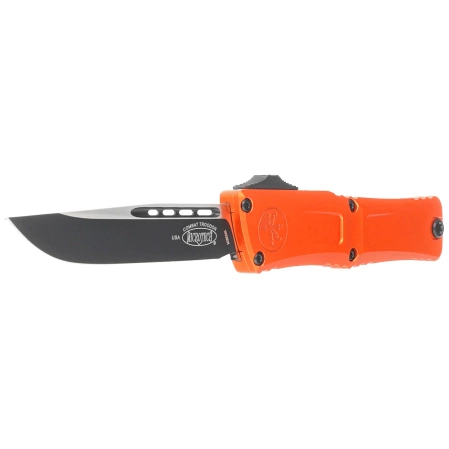 Microtech Combat Troodon Gen III S/E OTF Knife Orange Aluminum, Black M390MK by Tony Marfione (1143-1OR)