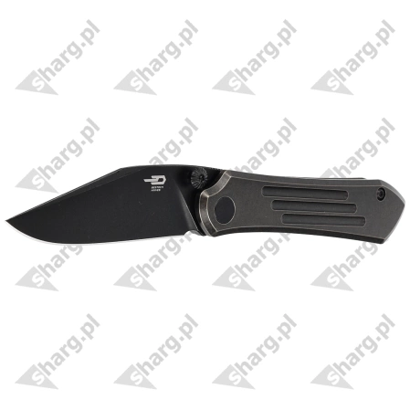 Nóż składany Bestech Icarus Black-Bronze Stonewashed Titanium, Black Stonewashed M390 by Nick Rogers (BT2302B)