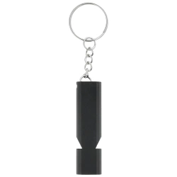 Brelok z gwizdkiem Barbaric Black Aluminium (16215-BK)