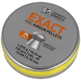 JSB Exact King Pb Free 6.35 mm Pellets, 150 pcs (1008-02-150)