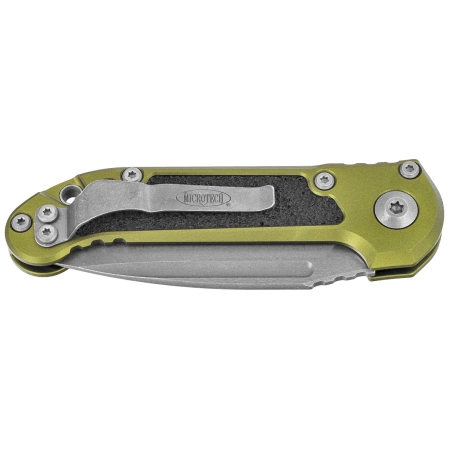 Microtech LUDT Gen III S/E Automatic Knife OD Green Aluminum, Apocalyptic M390MK by Tony Marfione (1135-10APOD)