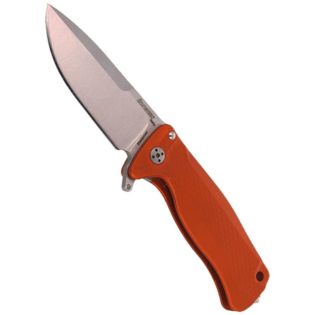 LionSteel SR22A Orange Aluminum, Satin Sleipner by Molletta (SR22A OS)