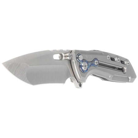 Nóż składany Reate T1000-V2 Gray Titanium/Zircuti, Satin M390 by Alvin Lee