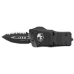 Microtech Mini Troodon D/E Black Aluminium, Black by Tony Marfione knife (238-3T)