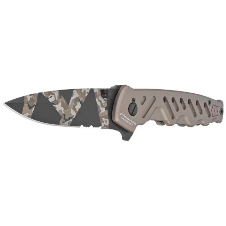 Nóż składany Extrema Ratio Caimano Nero N.A. Ranger LE No 074/250 Tactical Mud Aluminium, Geotech Camo N690 (04.1000.0166/BW/TM)