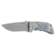 Nóż składany Spartan Blades Harsey Folder 3.25 Saint Michael Special Edition Gray Titanium, Gray HW, Stonewashed MagnaCut  by William W. Harsey (SF10 Custom St Michael)