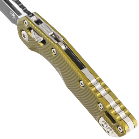 Nóż składany Microtech MSI S/E Fluted OD Green Aluminium, Black M390MK by Tony Marfione (210-1FLOD)