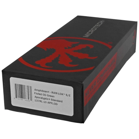 Microtech Amphibian Ram-Lok Knife Fluted OD Green Aluminum , Apocalyptic M390MK by Tony Marfione (137RL-10APFLOD)