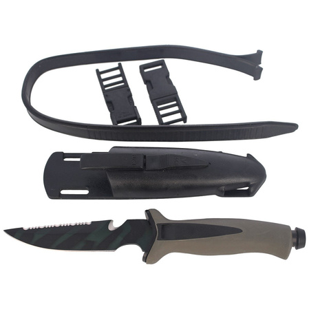 Nóż nurkowy MAC Coltellerie AQUATYS Camu Green (MC AQT12-4.V)