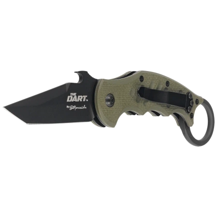 Nóż składany Fox The Dart Karambit OD Green G10, Black Idroglider N690 by Doug Marcaida (FX-597 OD)