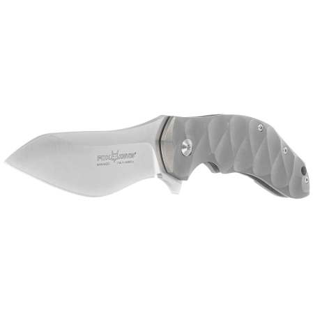 Nóż składany Fox Flipper Gray Titanium, Satin N690Co by Jens Ansø (FX-302)