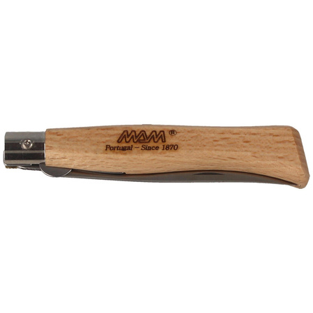 MAM Douro Pocket Knife with Blade Lock, Light Beech Wood 83mm (2082-LW)