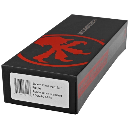 Nóż automatyczny Microtech Socom Elite Auto S/E Purple Aluminium, Apocalyptic M390MK by Tony Marfione (160A-10APPU)