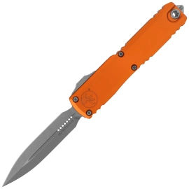 Microtech Ultratech Gen IV D/E OTF Knife Orange Aluminum, Apocalyptic M390MK by Tony Marfione (11224-10APOR)