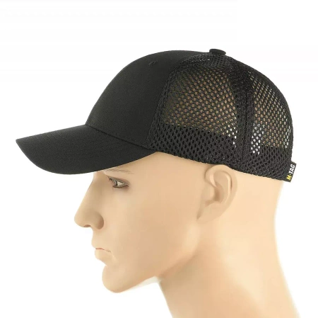 M-Tac Mesh Flex Ripstop Baseball Cap, Black (40569002)