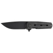 WE Knife Navo Black Canvas Micarta, Black Stonewashed CPM 20CV by Ostap Hel (WE22026-1)
