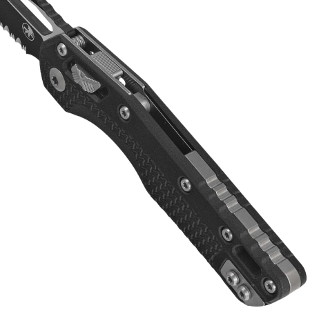 Microtech MSI S/E Black Polymer, Black/Satin P/S M390MK by Tony Marfione (210T-2PMBK)