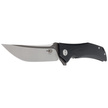 Bestech Knife Scimitar Black G10, Gray / Satin D2 (BG05A-2)