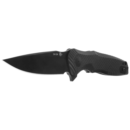 Nóż składany Spartan Blades Poros Black G10/Carbon Fiber, Black TiNi 154CM by Curtis Iovito (SFBL11CF)