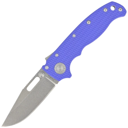 Nóż składany Demko AD20.5 Clip Point Blue #2 G10, Stonewashed CPM 20CV by Andrew Demko (205-20CV-BLG10-CP)