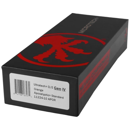 Microtech Ultratech Gen IV D/E OTF Knife Orange Aluminum, Apocalyptic M390MK by Tony Marfione (11224-10APOR)