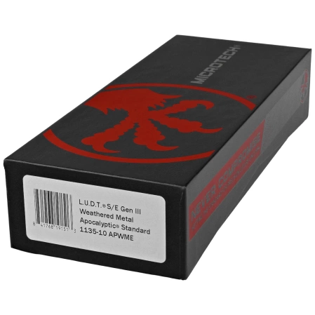 Nóż automatyczny Microtech LUDT Gen III S/E Weathered Metal Aluminium, Apocalyptic M390MK by Tony Marfione (1135-10APWME)