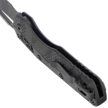 Microtech MSI S/E Ram-Lok Midnight Tiger Camo Tri-Grip Polymer, Midnight Tiger Camo M390MK by Tony Marfione (210T-1PMMTC-X8Z4)