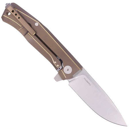 LionSteel Myto Knife Bronze Titanium, Satin M390 by Molletta (MT01 BR)