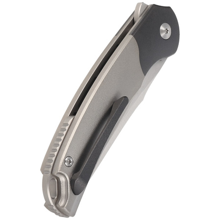 Nóż składany Bestech Supernova Grey Titanium/Black Zirconium, Satin M390 (BT2111A)