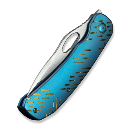 WeKnife Inmate Blue Titanium, Satin CPM 20CV by Jerad Neeve (WE23096B-3)