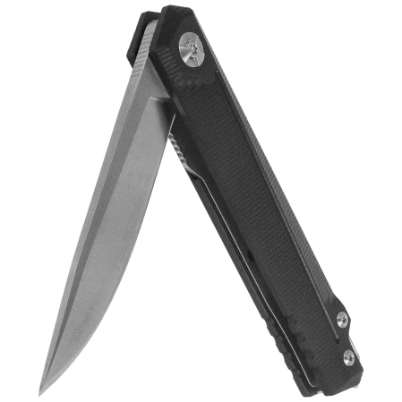 Nóż składany Decor Habitat Third Thunder LE No 053/500 Black G10, Stonewashed/Satin D2 (K4109)