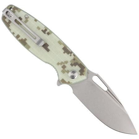 Kubey Knife Tityus Camo G10, Bead Blasted D2 (KU322K)