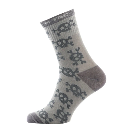 Skarpety M-Tac lekkie Mk.3 Pirate Skull Light Grey (30903911)