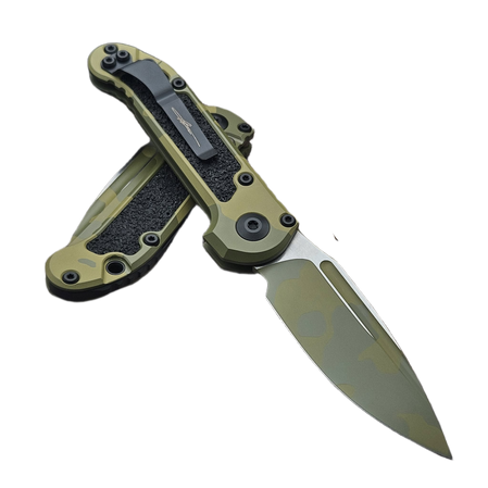 Nóż automatyczny Microtech LUDT Gen III S/E Bazooka Camo Aluminium, Bazooka Camo M390MK by Tony Marfione (1135-1BOCS-Z4)