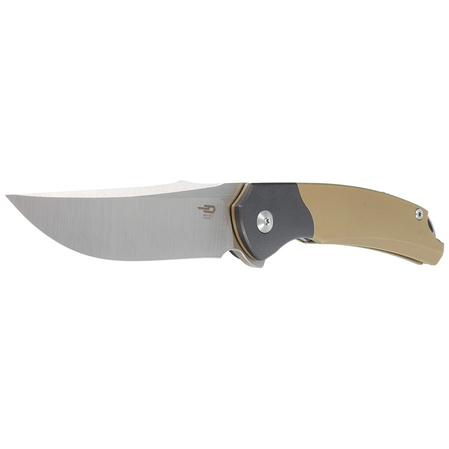 Nóż składany Bestech Supernova Gold Titanium/Black Zirconium, Satin M390 (BT2111C)