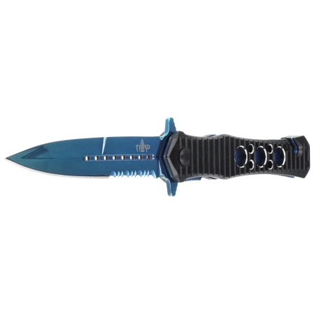 Decor Habitat Third Black/Blue Aluminium, Blue P/S 420 rescue knife (TH-H0815A)