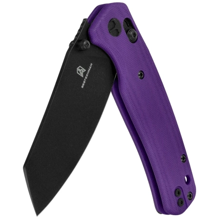 Nóż składany Bestechman Cicada's Wing Purple G10, Black 10Cr15MoV (BMK06B)