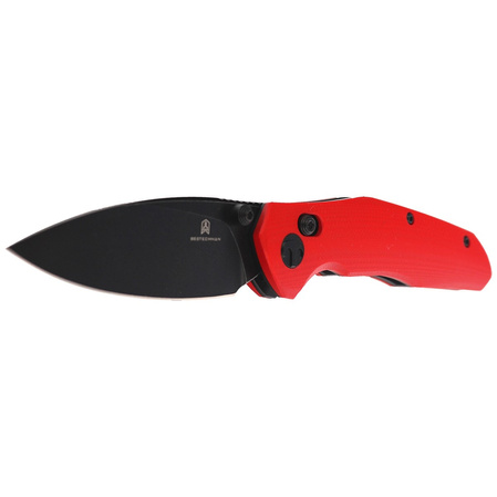 Bestechman Ronan Knife Red G10, Black Titanized Stonewashed 14C28N (BMK02J)