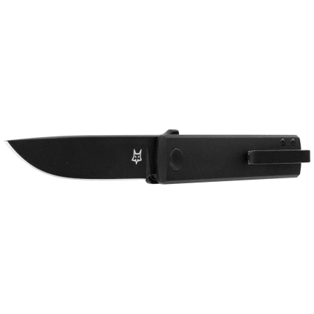 Nóż składany Fox Chnops Black Aluminium, Black Top Shield Becut by Riccardo Gobbato (FX-543 ALB)