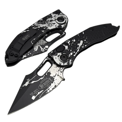 Nóż automatyczny Microtech Stitch-A S/E Battle Ready Aluminium, Battle Ready M390MK by Borka Blades and Tony Marfione (169-1BYRND)