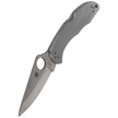 Spyderco Delica 4 Stainless Steel PlainEdge Knife (C11P)