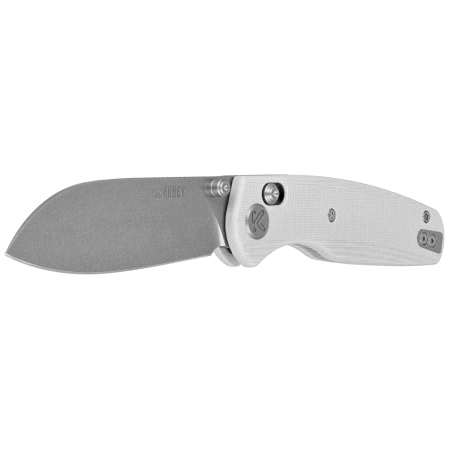 Nóż składany Kubey Breeze White G10, Stonewashed 14C28N by Caleb Waltman (KU288E)