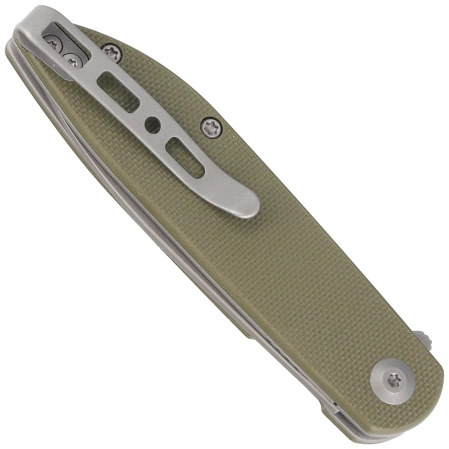 Sencut Bocll II OD Green G10, Gray Stonewashed D2 by Brad Zinker knife (S22019-4)