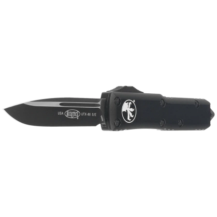 Nóż automatyczny OTF Microtech UTX-85 S/E Black Aluminium, Black M390 (231-1T)