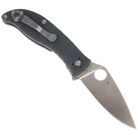 Nóż składany Spyderco Polestar G-10 Grey / BD1 Plain (C220GPGY)