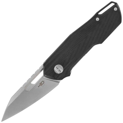 Bestech Toddler Knife Black G10, Satin / Stonewashed 14C28N by Maciej Torbé (BG64A)