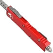 Microtech UTX-85 Hellhound T/E Signature Red Aluminium, Apocalyptic M390 OTF knife (719-10APRDS)